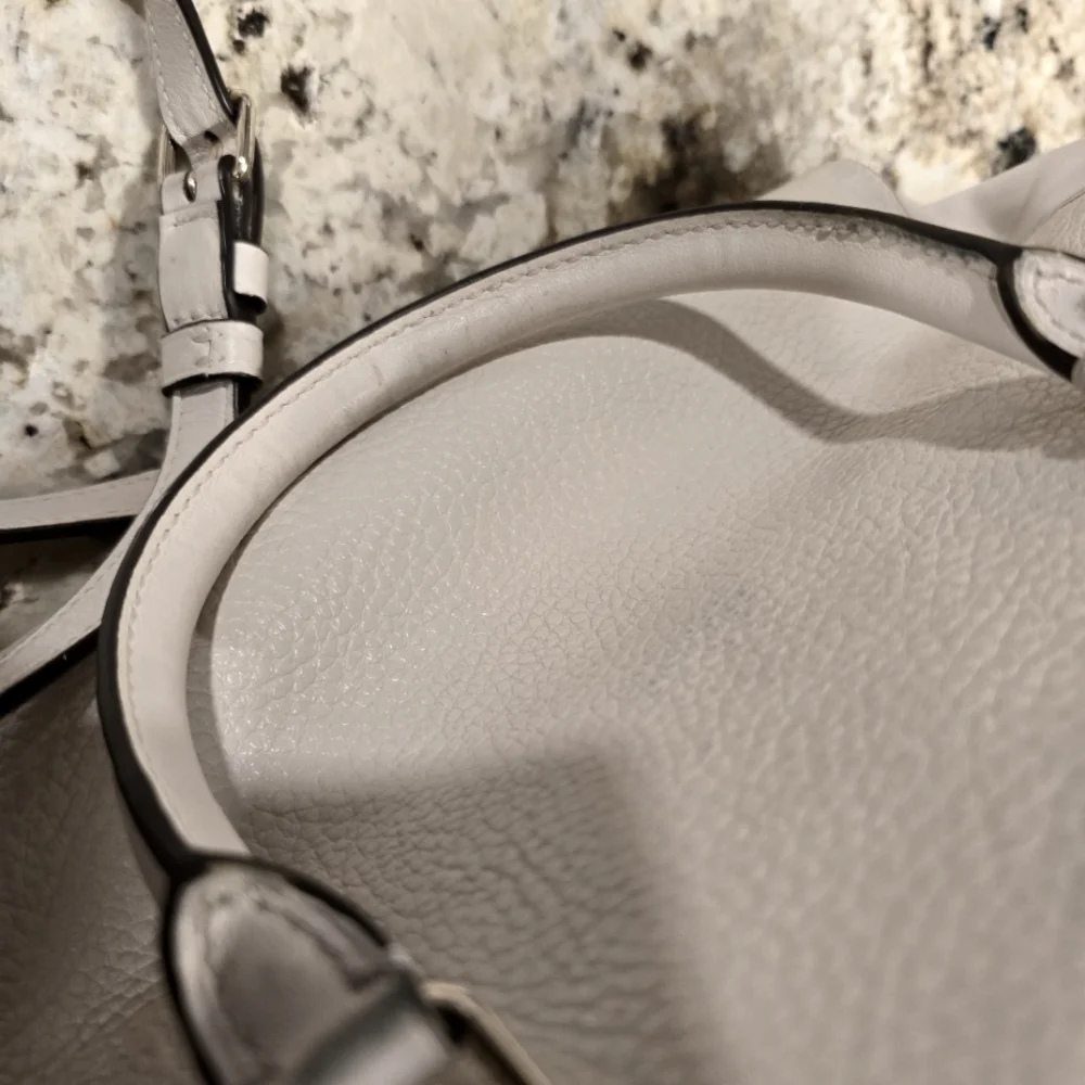 Coach Blake Carry All Purse in Cream Ivory Leather Crossbody or Shoulder - Picture 8 of 16